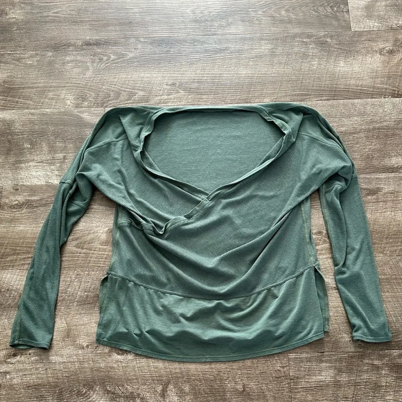 PrAna Long Sleeve Green Shirt size Medium - Picture 1 of 8